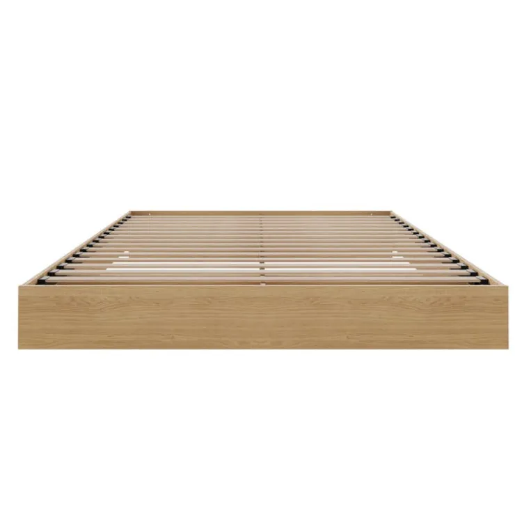Nexera King Platform Bed (78") - Natura maple Clearance