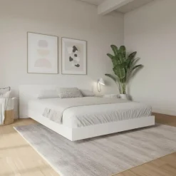 Nexera King Platform Bed with Headboard (78