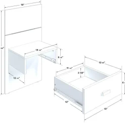 SUA-V King Platform Bed with Headboard and Nighstands (78") Natural Outlet