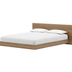 Nexera King Platform Bed with Headboard (78