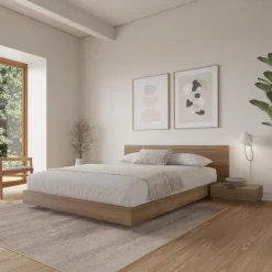 Nexera King Platform Bedroom Set (78