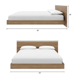 Nexera King Platform Bedroom Set (78