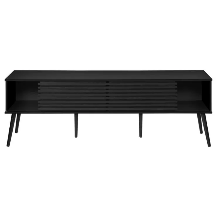 Monarch 72"l tv stand - Black Best