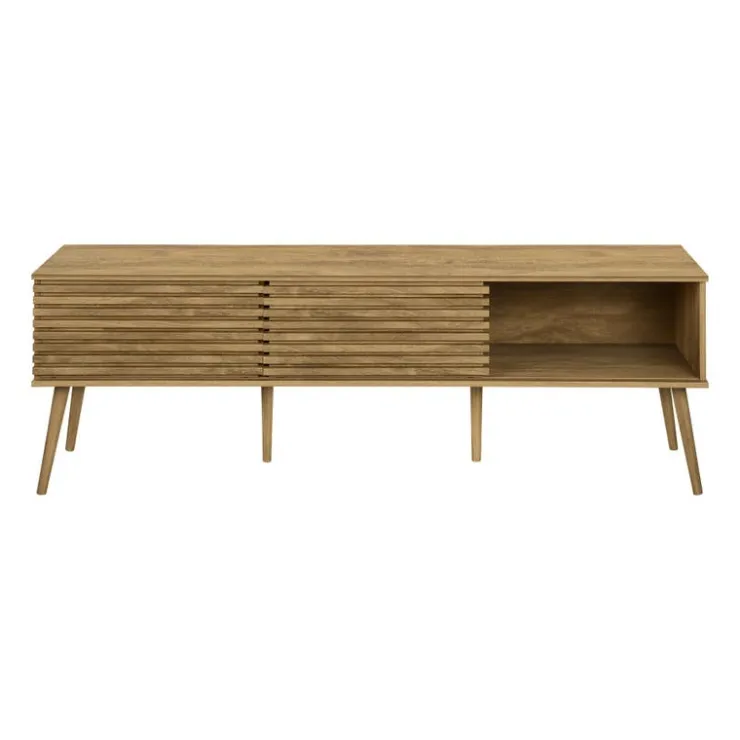 Monarch 72"l tv stand - Walnut Discount