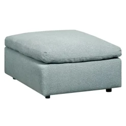 Large Rectangular Ottoman - Grey Hot