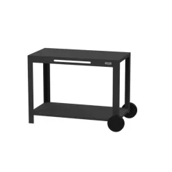 LEMAR Le Marquier 110 XL Outdoor Serving Cart Black Best