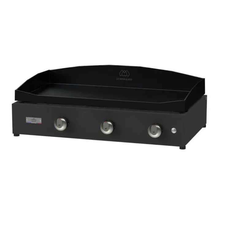 LEMAR Le Marquier Pure 375 Gas Plancha - 24 566 BTU Black Outlet
