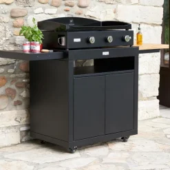 LEMAR Le Marquier Pure 375 Gas Plancha - 24 566 BTU Black Outlet