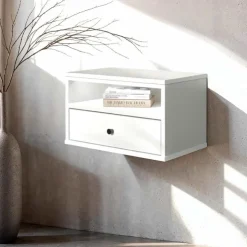 Meubles South Shore LED Side Table - South Shore Pure White Discount