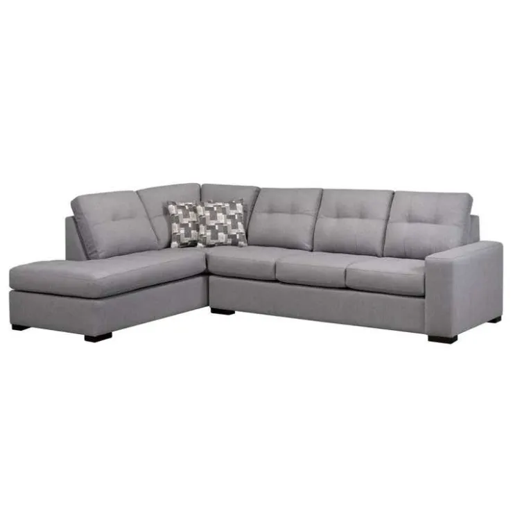 Sofa By Fancy Left Facing Sectional Grey Outlet