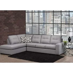 Sofa By Fancy Left Facing Sectional Grey Outlet