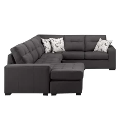 Sofa By Fancy Left Sectional Dark Grey Best