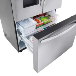 LG 26 Cu Ft 36 In Refrigerator Bottom Freezer, French door - LRFXC2606S Stainless Steel Sale