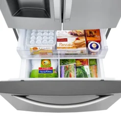 LG 28 Cu ft 36 In Refrigerator Bottom Freezer, French door - LHFS28XBS Stainless Steel Outlet