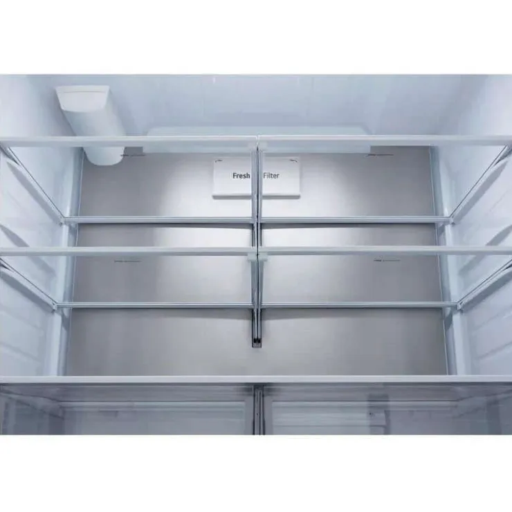 LG 31.7 Cu Ft 36 In Refrigerator Bottom Freezer, French door - LRFLS3206S Stainless Steel Hot