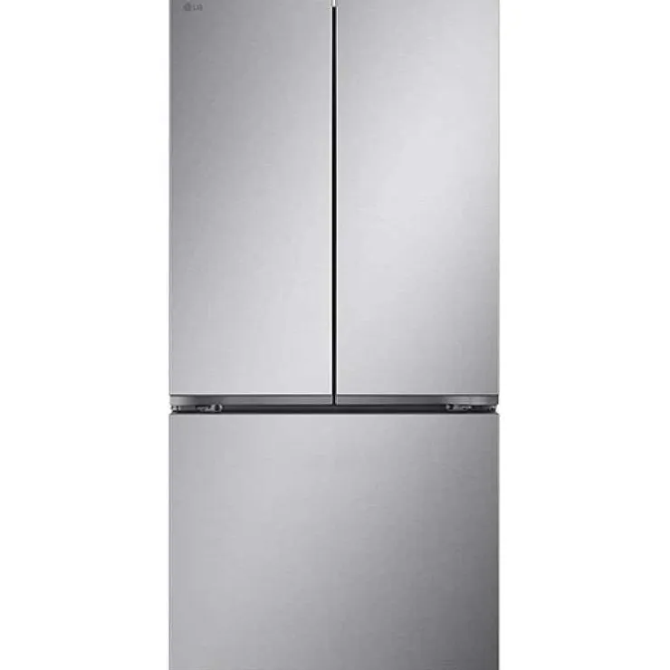 LG 25 Cu Ft 33 In Refrigerator Bottom Freezer, French door - LF25S6200S Stainless Steel