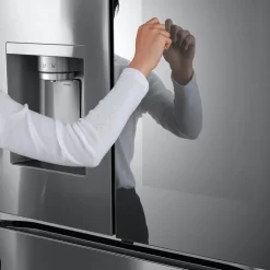 LG 31 Cu Ft 36 In Refrigerator Bottom Freezer, French door - LRYKS3106S Stainless Steel Discount
