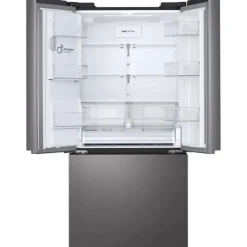 LG 25 Cu Ft 33 In Refrigerator Bottom Freezer, French door - LF25S6330D Black Stainless Outlet