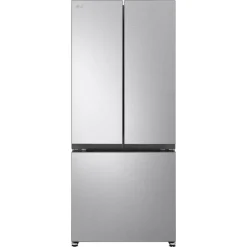 LG 18,2 Cu Ft 30 In Refrigerator Bottom Freezer, French door - LF18CO000S Stainless Steel