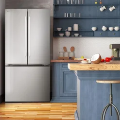 LG 25 Cu Ft 33 In Refrigerator Bottom Freezer, French door - LF25H6200S Stainless Steel Hot