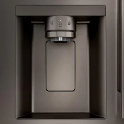 LG 25 Cu Ft 33 In Refrigerator Bottom Freezer, French door - LF25H6330D Black Stainless Clearance