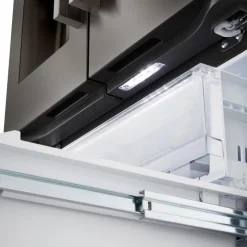 LG 25 Cu Ft 33 In Refrigerator Bottom Freezer, French door - LF25H6330D Black Stainless Clearance