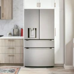LG 29 Cu Ft 36 In Refrigerator Bottom Freezer, French door - LF29S8330S Stainless Steel New