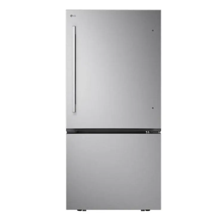 LG 25,5 Cu Ft 33 In Refrigerator Bottom Freezer - LB26H2200S Stainless Steel Clearance