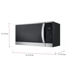 LG 2,1 Cu Ft Microwaves/Range Hood, , 400 - MVEL2137F Stainless Steel New