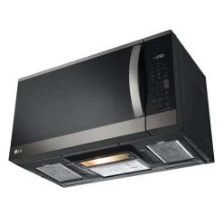 LG 1,8 Cu Ft Microwaves/Range Hood, , 300 - MVEM1825D Black Stainless Best