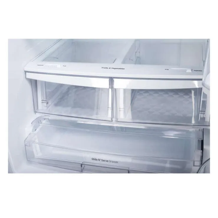 LG 30 in 21,8 Cu ft Refrigerator Bottom Freezer, French door - LRFNS2200W White Sale