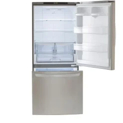 LG 30 in 22 Cu ft Refrigerator Bottom Freezer - LRDNS2200S Stainless Steel Best