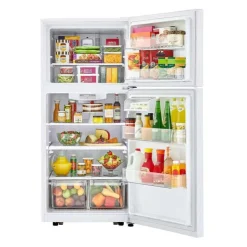 LG 30 in 20 cu ft Refrigerator Top Freezer - LTCS20020W White Discount