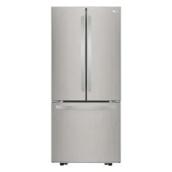 LG 30 in 22 Cu ft Refrigerator Bottom Freezer, French door - LRFNS2200S Stainless Steel New