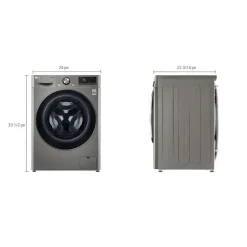 LG 2 In 1 washer dryer, , 24", Front-Load - WM3555HVA Graphite Steel Best