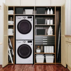 LG Compact Dryer Front-Load 24" - DLHC1455W White Hot