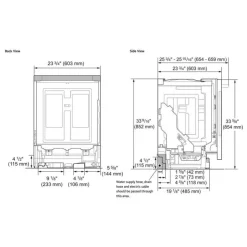 LG Dishwasher Built-In 24" 44dB - LDNPM654S Stainless Steel Discount