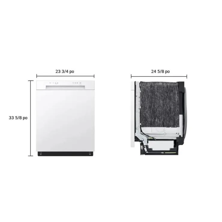 LG Dishwasher Built-In 24" 52dB - LDFC2423W White Best