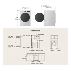 LG Dryer Front-Load 27