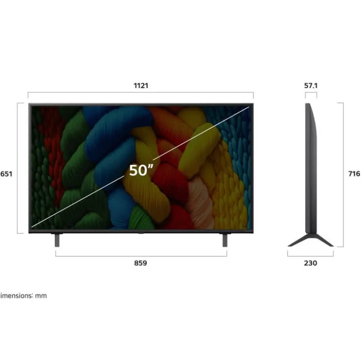 LG 50-inch Smart TV NANO UHD 4K - 50NANO80AUA Discount