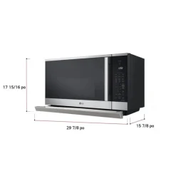 LG Microwave and Range Hood, , 1050 W, 400 - MVEL2125X Stainless Steel Outlet