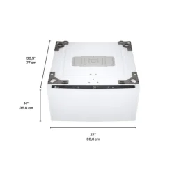 LG Pedestal Washer Top-Load 29" - WD300CW White Sale