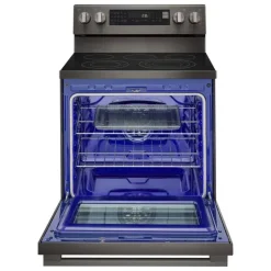 LG Range 30" Electric Glass-Ceramic - LREN6325ZE Black Stainless Discount