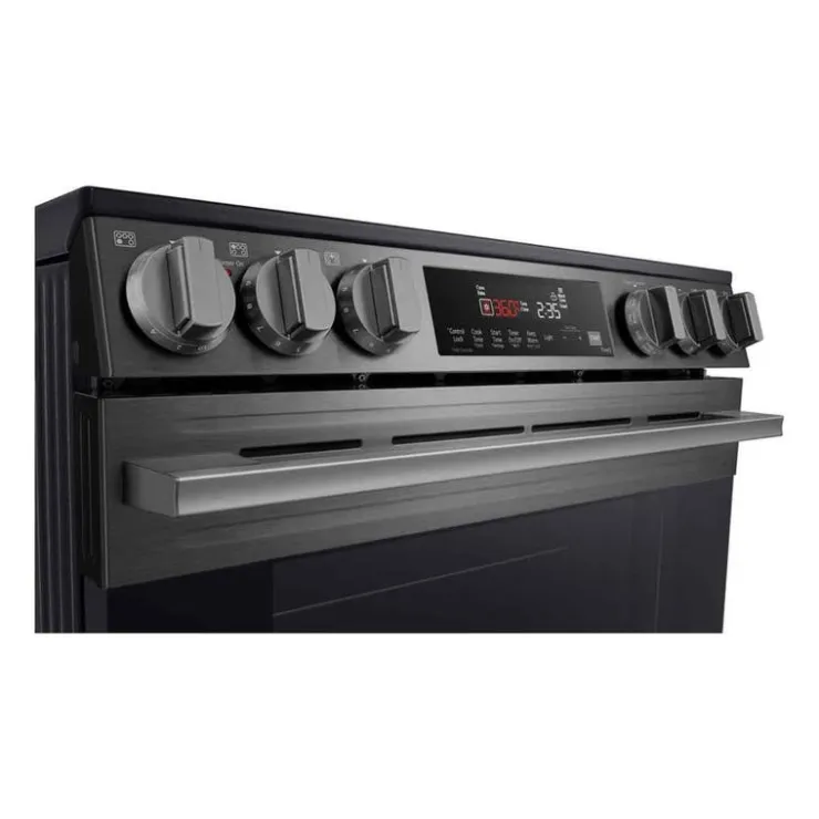 LG Range 30" Electric Glass-Ceramic - LSEL6333ZE Black Stainless Discount