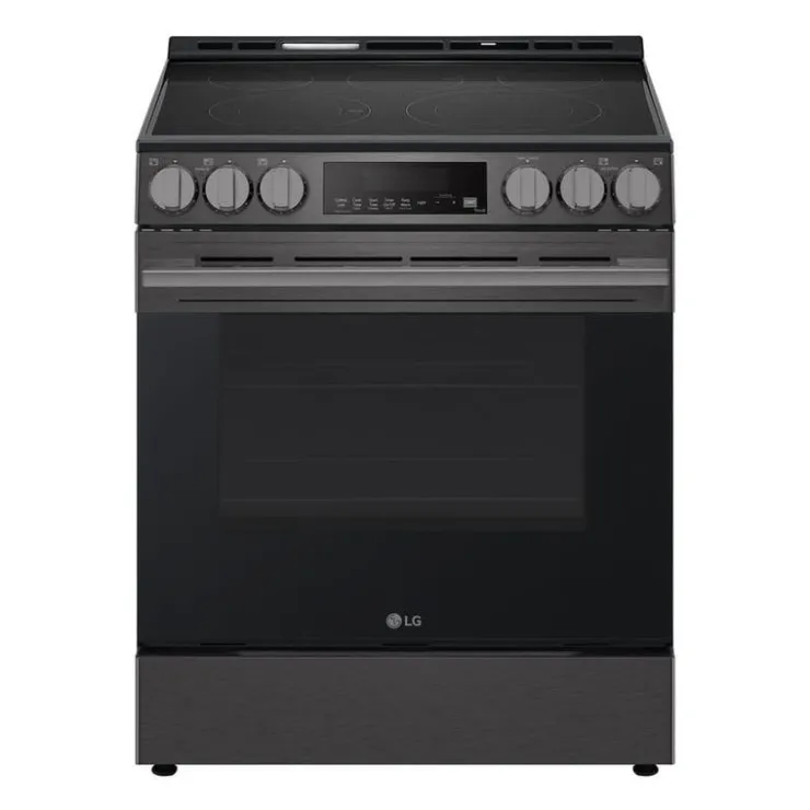 LG Range 30" Electric Glass-Ceramic - LSEL6333ZE Black Stainless Discount