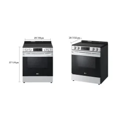 LG Range 30" Electric Glass-Ceramic - LSEL6331F Stainless Steel Sale