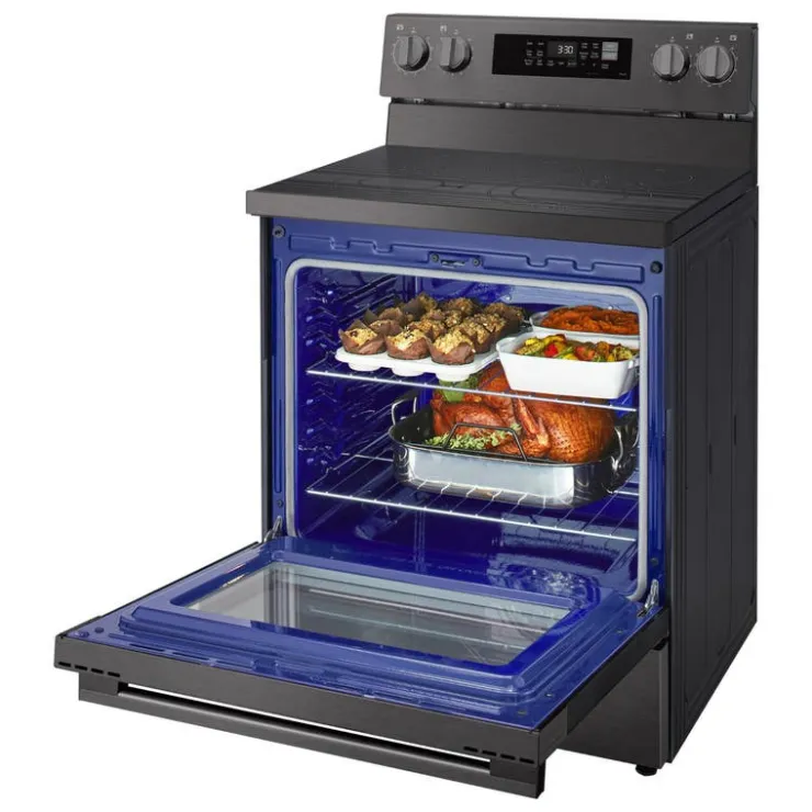 LG Range 30" Electric Glass-Ceramic - LREN6323ZE Stainless Steel