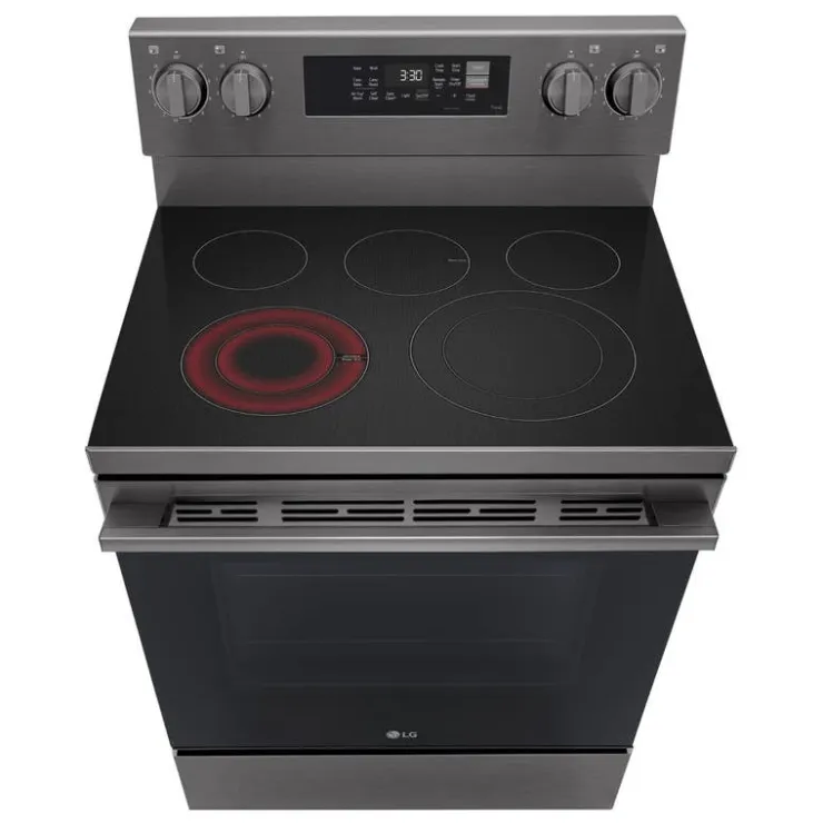 LG Range 30" Electric Glass-Ceramic - LREN6323ZE Stainless Steel