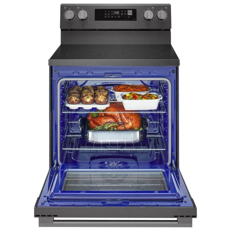 LG Range 30" Electric Glass-Ceramic - LREN6323ZE Stainless Steel
