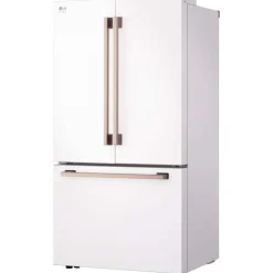 LG STUDIO 27 Cu Ft 36 In Refrigerator Bottom Freezer, French door - SRFB27W3 White Hot